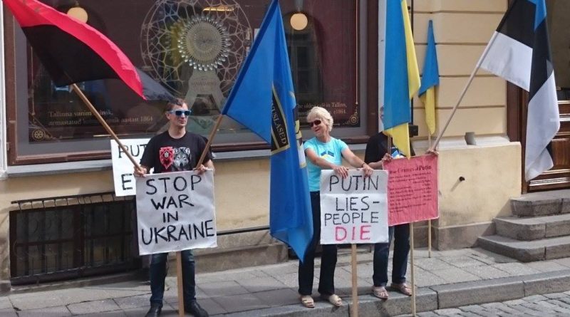 Vene saatkonna ees toimub meeleavaldus Ukraina toetuseks