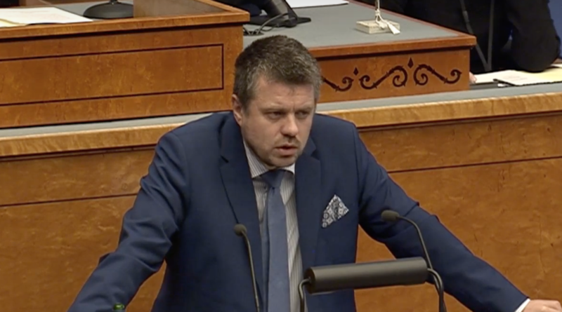 Justiitsminister Urmas Reinsalu kõne Riigikogus rändeleppe arutelul